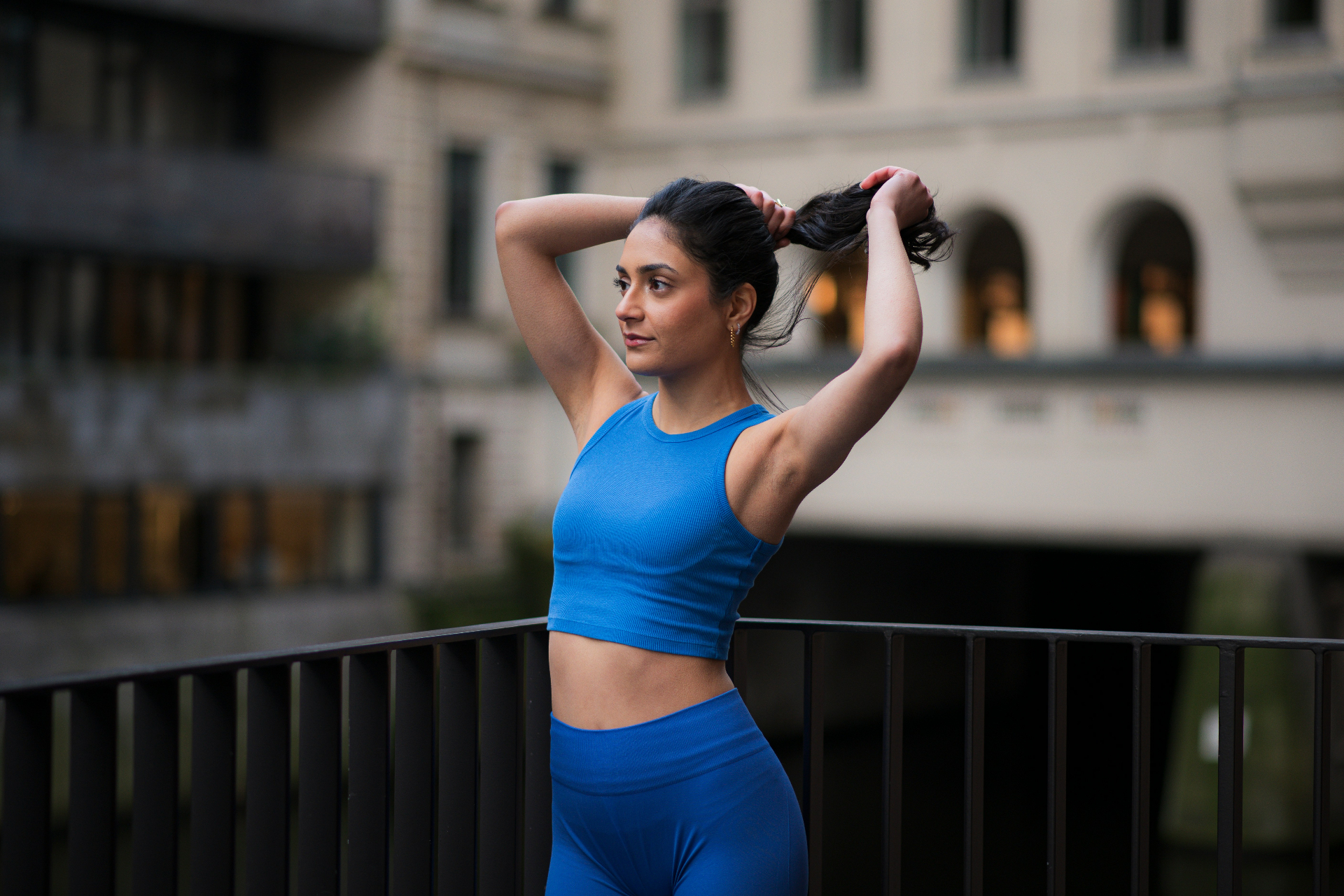 A Superhuman Daily member, calm and confident at sunrise